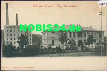 01744 Dippoldiswalde, Müllerschule *ca. 1900