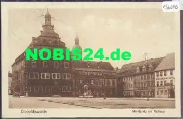 01744 Dippoldiswalde Marktplatz mit Rathaus o 3.10.1927