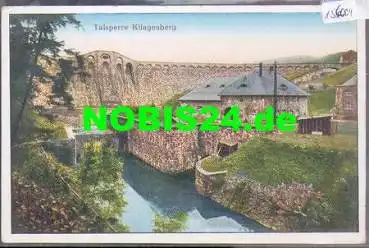 01738 Klingenberg Talsperre Sperrmauer *ca. 1930