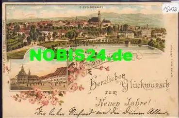 01744 Dippoldiswalde Litho o ca. 1900