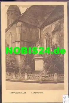 01744 Dippoldiswalde, Lutherdenkmal *ca. 1920