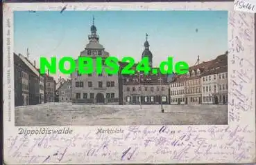 01744 Dippoldiswalde Marktplatz o 6.7.1900
