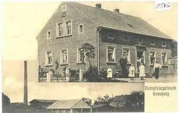 01623 Graupzig, Dampfziegelwerk *ca. 1920