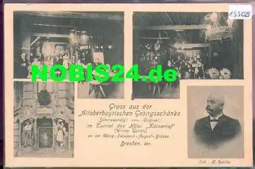 Dresden Neustädter Markt 12 "Altoberbayrischen Gebirgsschänke" o 9.4.1912