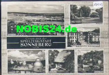 96515 Sonneburg, Gruss aus der Spielzeugstadt o 14.06.1967