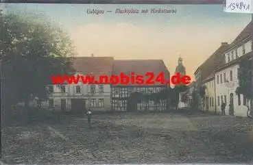 04938 Uebigau Marktplatz mit Kirchstrasse o 31.5.1931