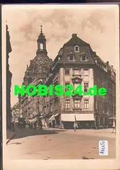 Dresden Rampische Strasse Frauenkirche gebr. 2.12.1963