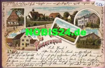 04808 Thammenhain Schuberts Gasthof Litho Lossatal o 22.10.1904