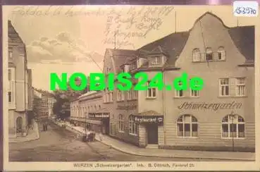 04808 Wurzen, Schweizergarten, Restaurant, o 31.12.1915