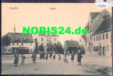 04821 Brandis, Markt *ca. 1910