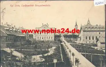 02708 Grossschweidnitz Sächsische Landesanstalt gebr. 13.7.1910