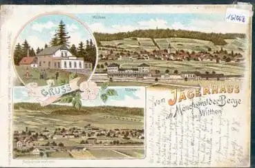 02681 Wilthen Jägerhaus Litho o 6.8.1900