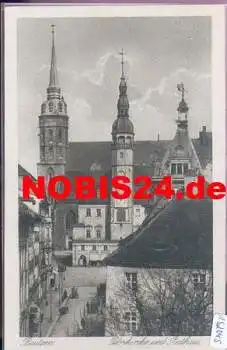 02625 Bautzen Petrikirche und Rathaus *ca. 1930