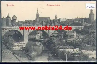 02625 Bautzen Kronprinzenbrücke o 14.6.1915