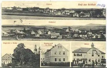 01909 Goldbach Bahnpoststempel Dresden - Kohlfurt - Breslau ZUG 276 o 28.05.1916