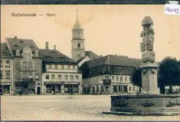 01877 Bischofswerda Markt *ca. 1920