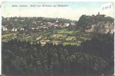 01848 Hohnstein vom Hockstein auf o 13.7.1925