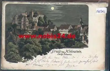 01848 Hohnstein mit Hotel Mondscheinkarte o 22.10.1899