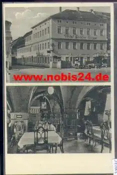 01877 Bischofswerda Hotel Goldne Sonne o 07.08.1937