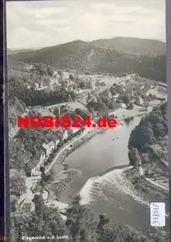 07924 Ziegenrück vom Schlossberg gebr. 14.06.1966