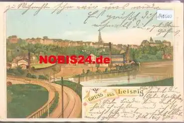 04703 Leisnig Gruss aus ..., Künstlerkarte o 17.12.1906