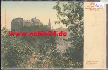 04703 Leisnig vom Wapplers Berg nach Schloss Mildenstein o 26.6.1911