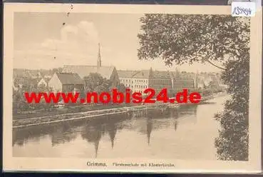 04668 Grimma Fürstenschule mit Klosterkirche o 22.5.1918