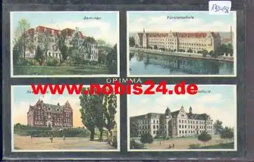 04668 Grimma Schule o 24.8.1910