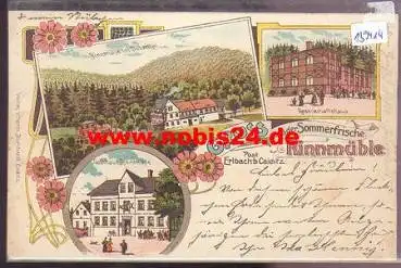 04680 Erlbach Rinnmühle Farblitho o 7.7.1904