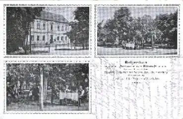 04683 Belgershain Bahnhofrestaurant o 10.08.1933 Bahnpost Leipzig - Chemnitz Zug Nr. 4501