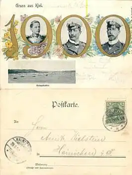 Kiel Jahrhundertwechsel Kaiser Wilhelm o 27.6.1900
