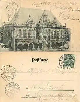 Bremen Rathaus o 11.6.1902