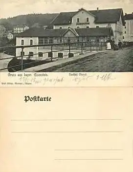 94252 Bayerisch Eisenstein Gasthof Oberst *ca. 1900