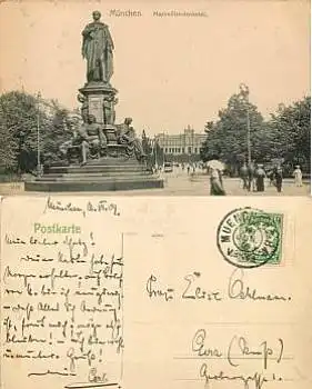 München Maimiliandenkmal o 10.6.1909