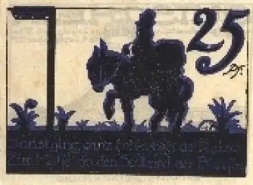 Leipzig, Notgeld, Gutschein über 25 Pf. (1921)