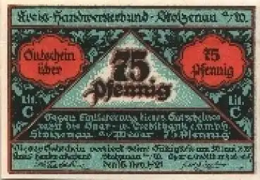 31592 Stolzenau Weser Notgeld 75 Pfennig 1922