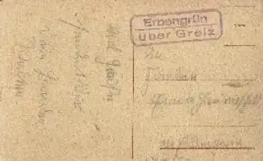 07985 Erbengrün über Greiz Posthilfsstellenstempel o um 1930