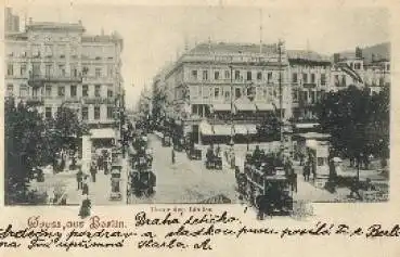 Berlin Unter den Linden  o ca. 1900