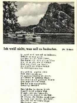 56346 Lykershausen Rheindampfer "Loreley"* ca. 1960