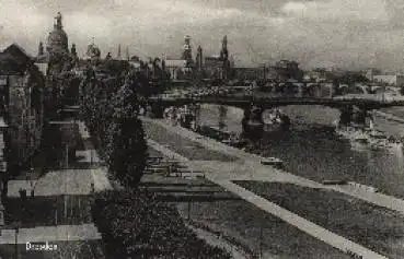 Dresden Terrassenufer *ca. 1960