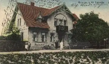 01594 Kleintrebnitz Restaurant "Zum grünen Wald" o ca. 1910