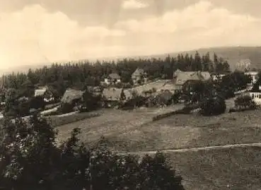 01744 Paulsdorf über Dippoldiswalde Landpoststempel auf AK Oberbärenburg o 21.8.1961