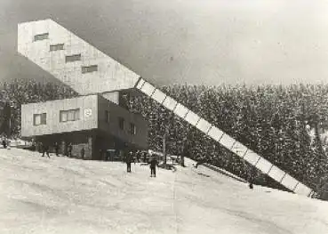 09484 Oberwiesenthal Neue Ski Sprungschanze am Fichtelberg o 1975