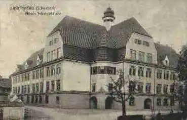 88161 Lindenberg im Allgäu Neues Schulgebäude Schwaben o 31.10.1910