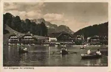 83471 Dorf Königsee mit Untersberg o 1946