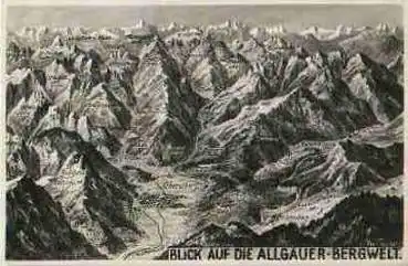 87561 Oberstdorf  Allgäuer-Bergwelt * ca. 1930