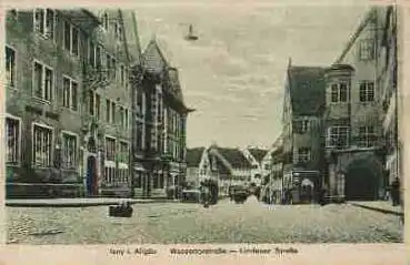 88316 Isny Allgäu Wassertorstrasse Lindauer Strasse * ca. 1920