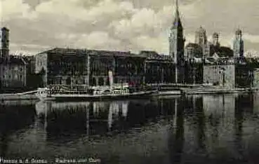 Passau Donau Dampfschiff Babenberg * ca. 1940