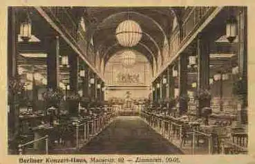 Berlin Konzert-Haus Mauerstrasse 82 Zimmerstrasse 90-91, o 25.12.1917