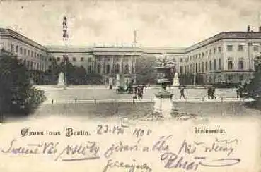 Berlin Universität o 24.8.1905